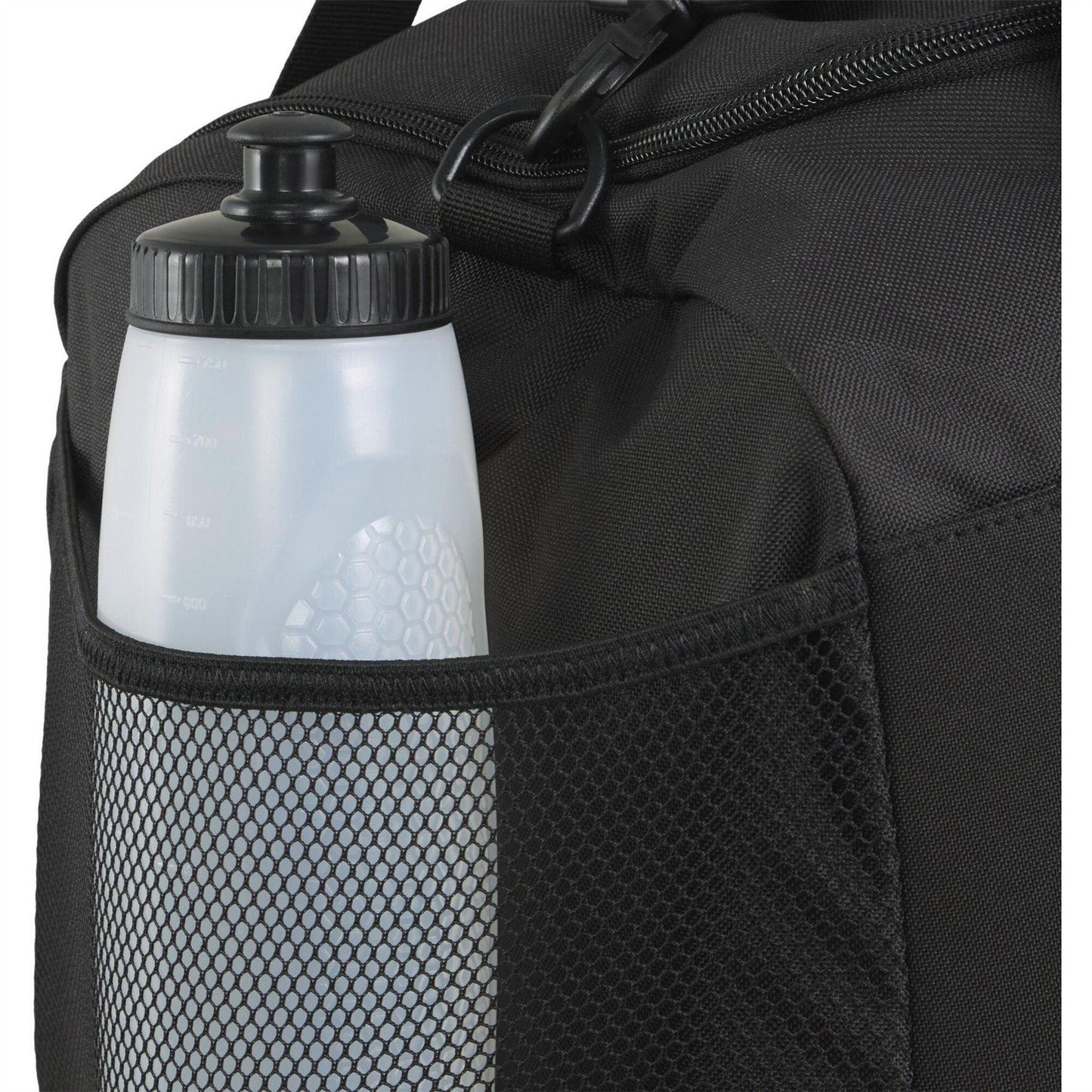 Black - Lifestyle - Puma Logo Polyester 58L Holdall