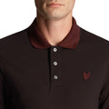 Black - Side - Lyle & Scott Mens Tonal Ringer Polo Shirt