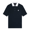 Navy - Front - Lyle & Scott Mens Tonal Ringer Polo Shirt
