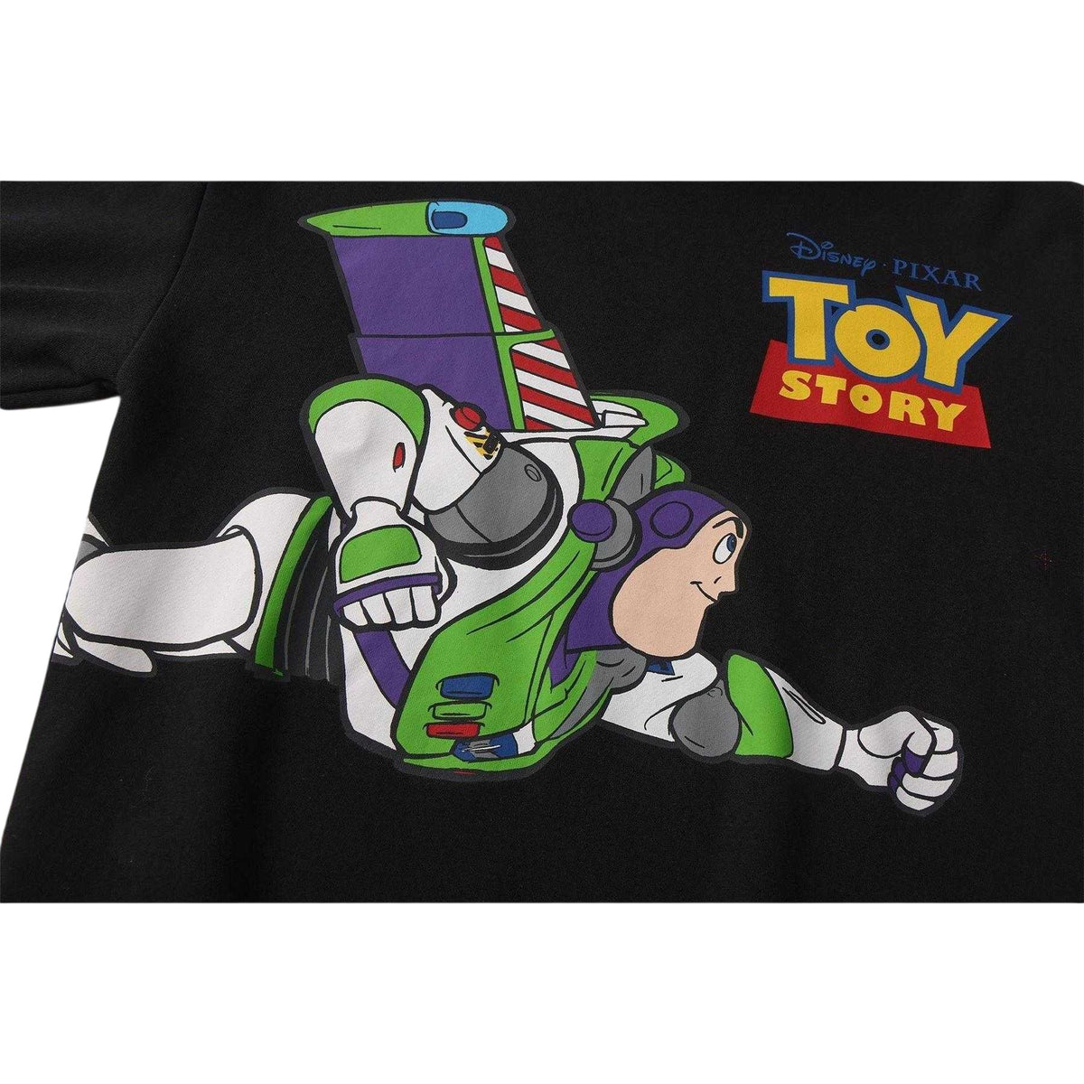 Black - Pack Shot - Toy Story Childrens-Kids Buzz Lightyear Hoodie