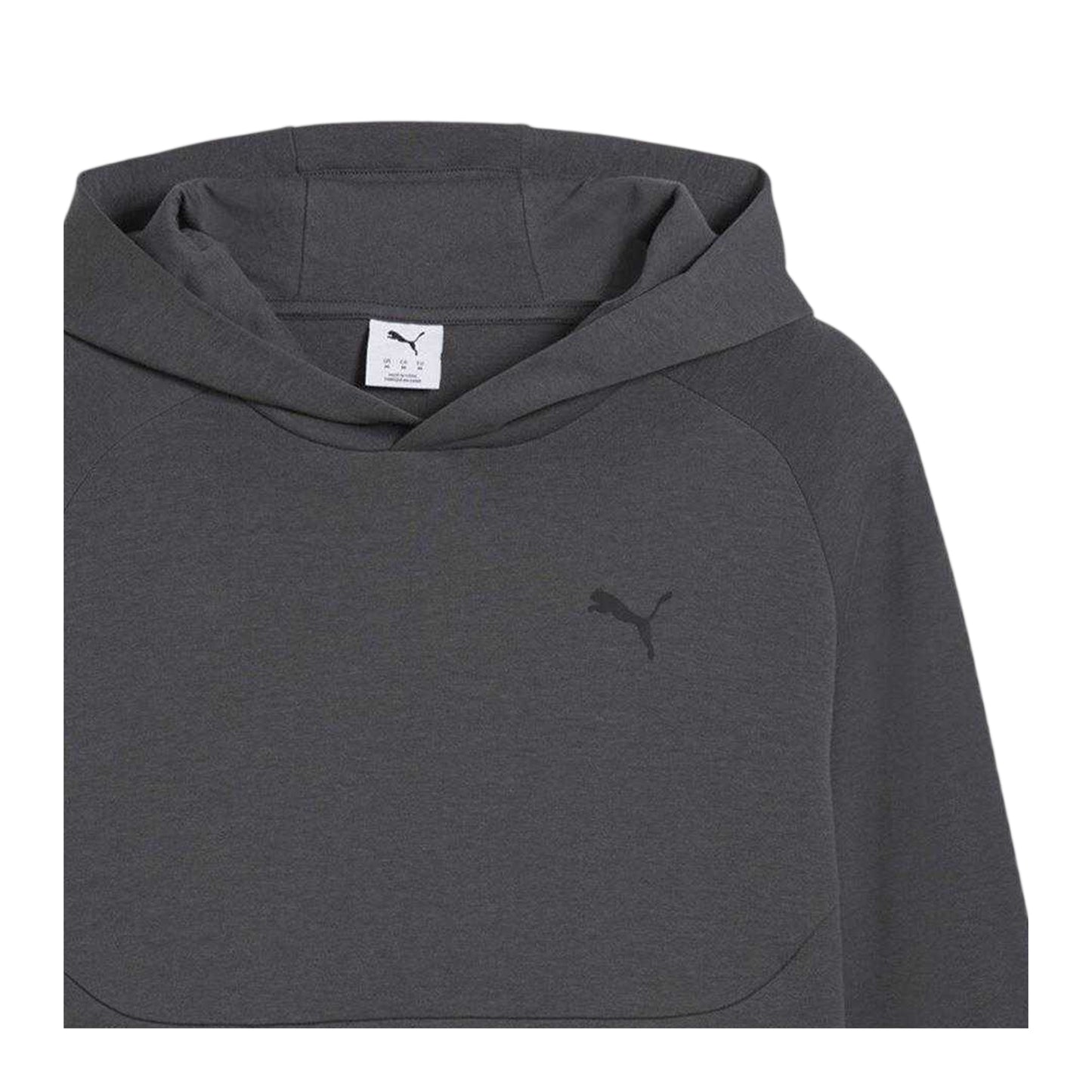 Dusty Grey - Side - Puma Mens Tech Overhead Hoodie