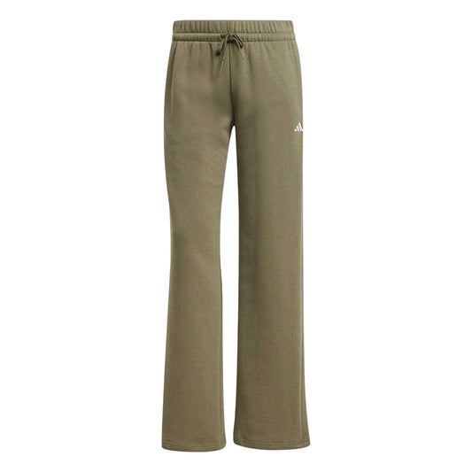 Olive Strata - Front - Adidas Womens-Ladies Fleece Jogging Bottoms