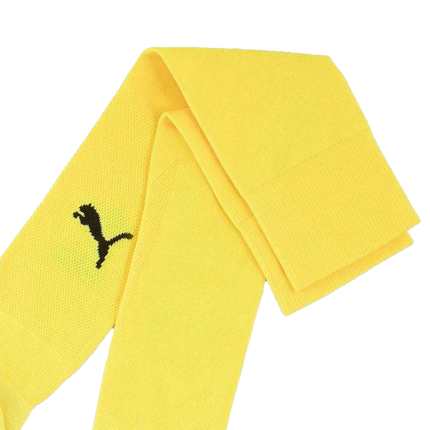 Yellow-Black - Back - Puma Childrens-Kids Team Structured Goalkeeper Socks