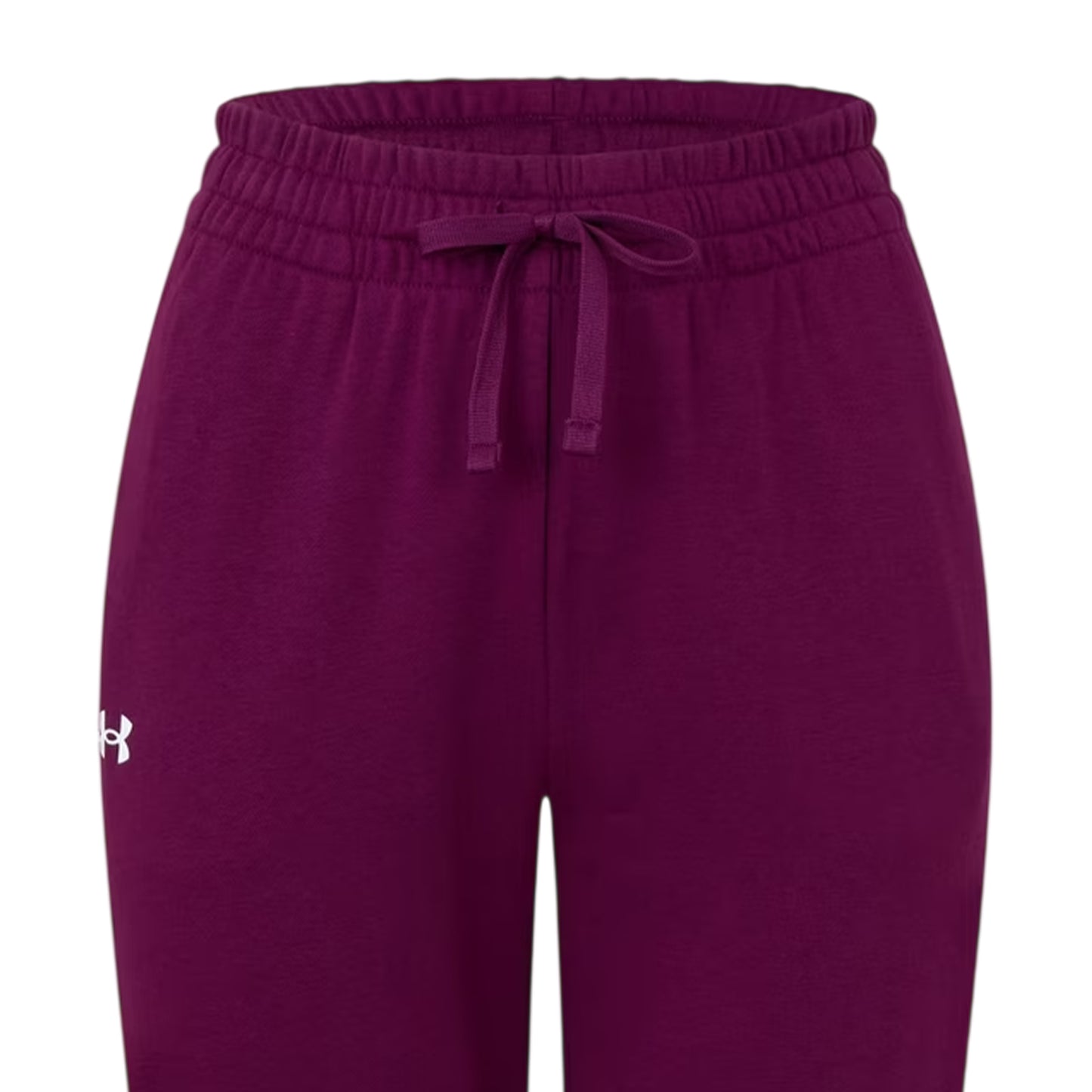 Purple - Side - Under Armour Womens-Ladies Logo Joggers