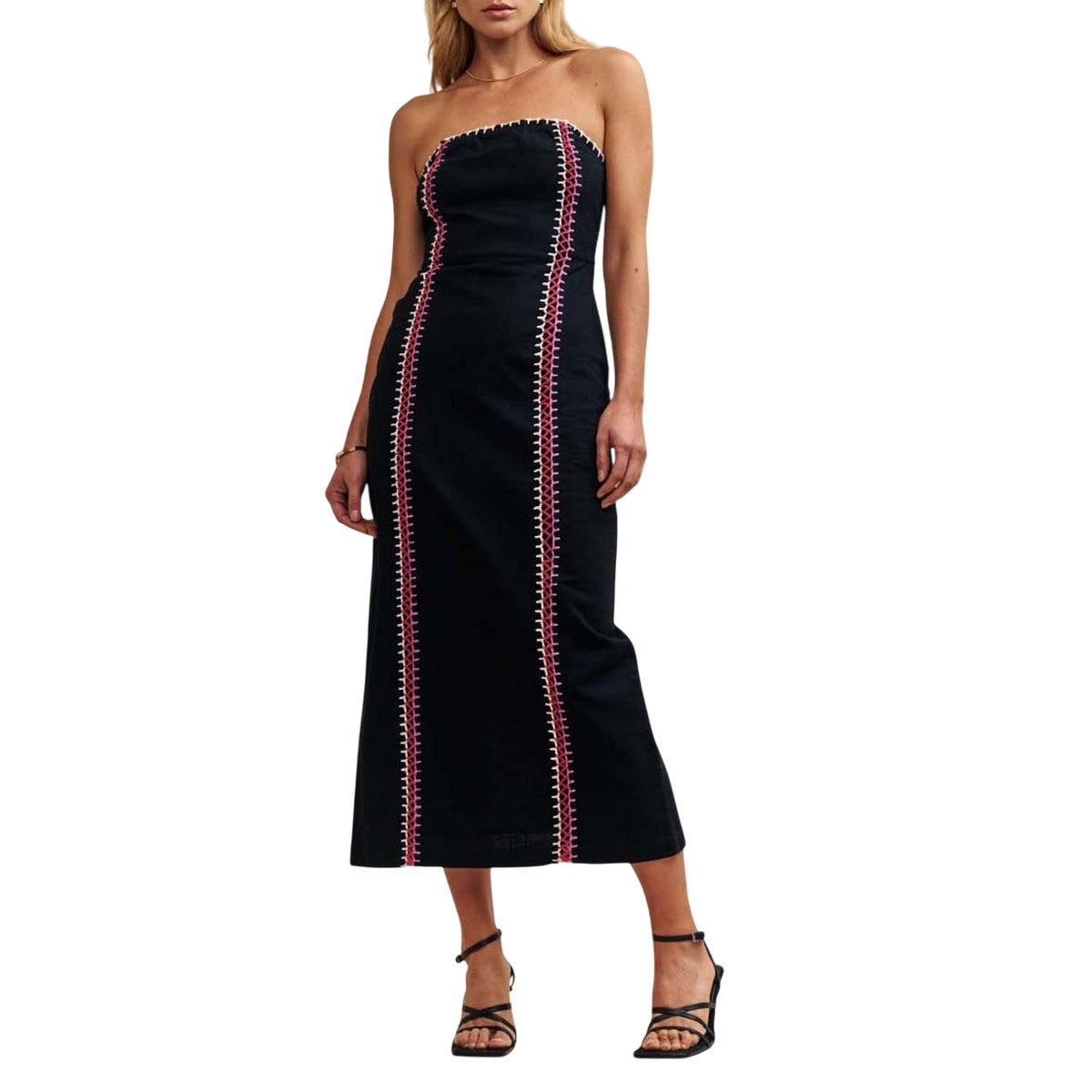 Black - Lifestyle - Nobody´s Child Womens-Ladies Raphaela Bandeau Midaxi Dress