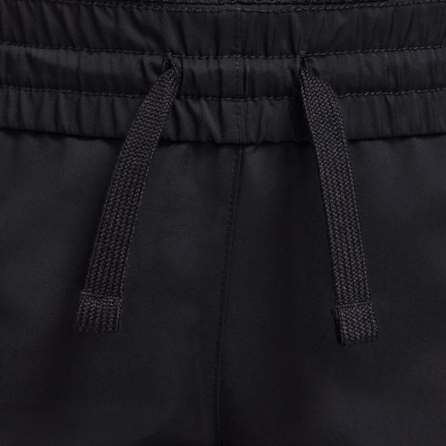 Black-White - Lifestyle - Nike Childrens-Kids Club Woven Logo Jogging Bottoms