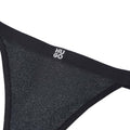 Black - Side - Hugo Womens-Ladies Lurex Thong