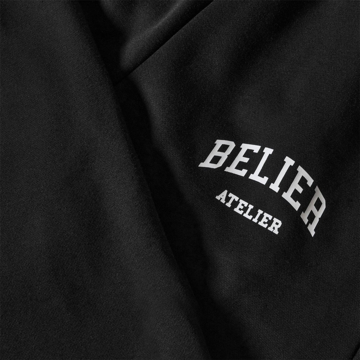 Black - Side - Belier Mens Logo Joggers