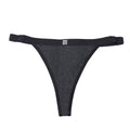 Black - Front - Hugo Womens-Ladies Lurex Thong