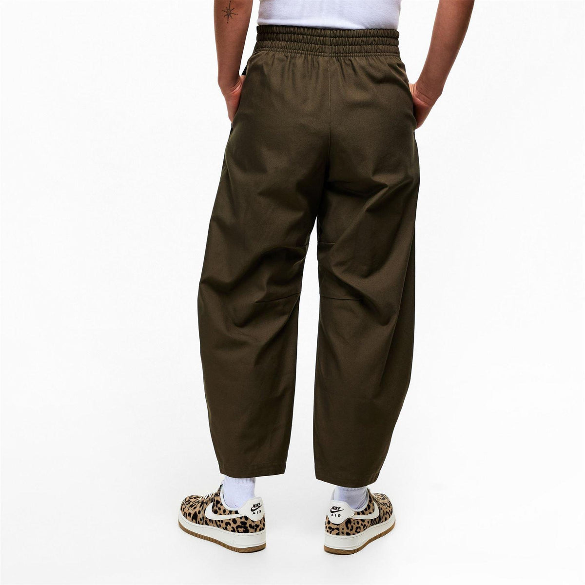 Olive-Sail - Pack Shot - Nike Womens-Ladies NSW Trousers
