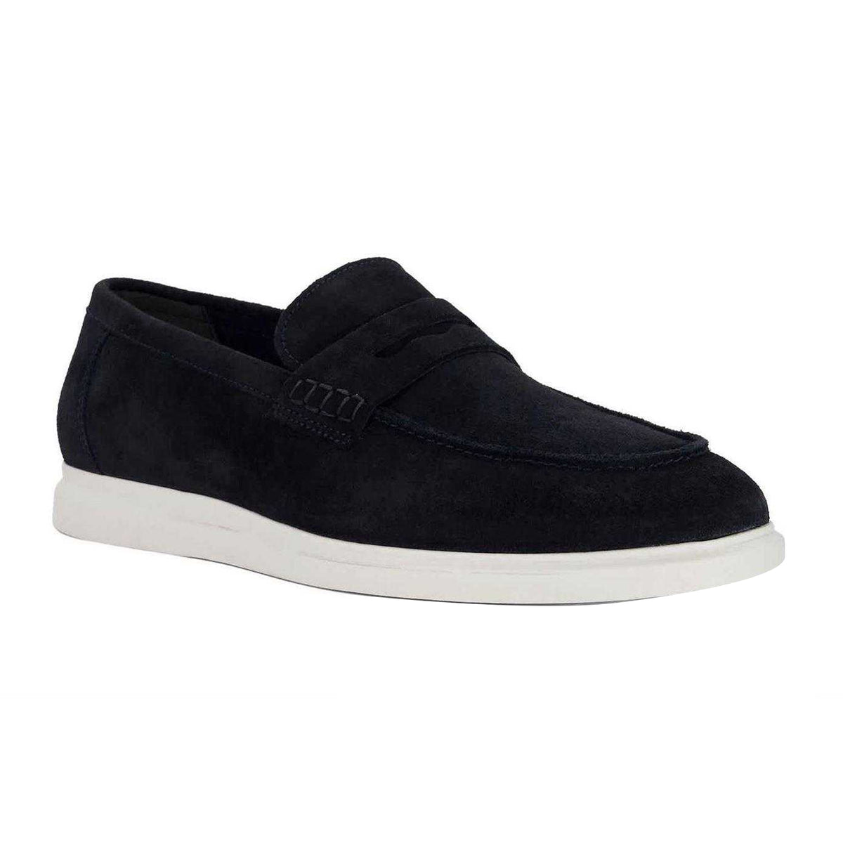 Navy - Lifestyle - Dune London Mens Suede Loafers