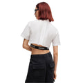 White - Pack Shot - Hugo Womens-Ladies Enovia Cropped Regular Blouse