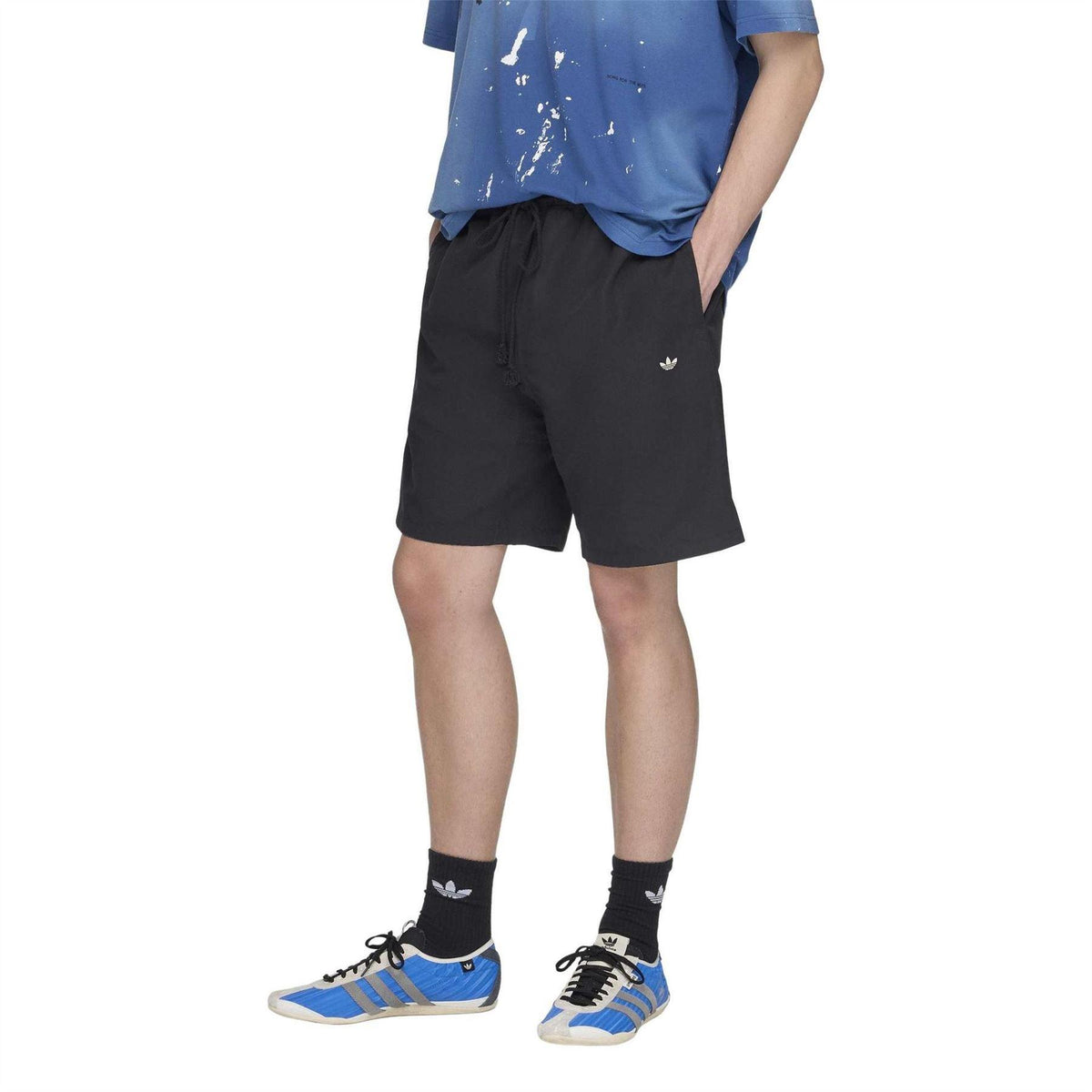 Black - Lifestyle - Adidas Mens Song For The Mute Fleece Sweat Shorts