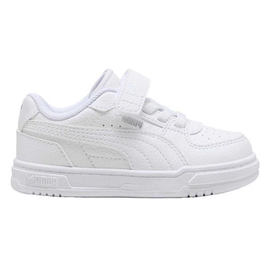 White - Front - Puma Toddler Caven Flat Trainers