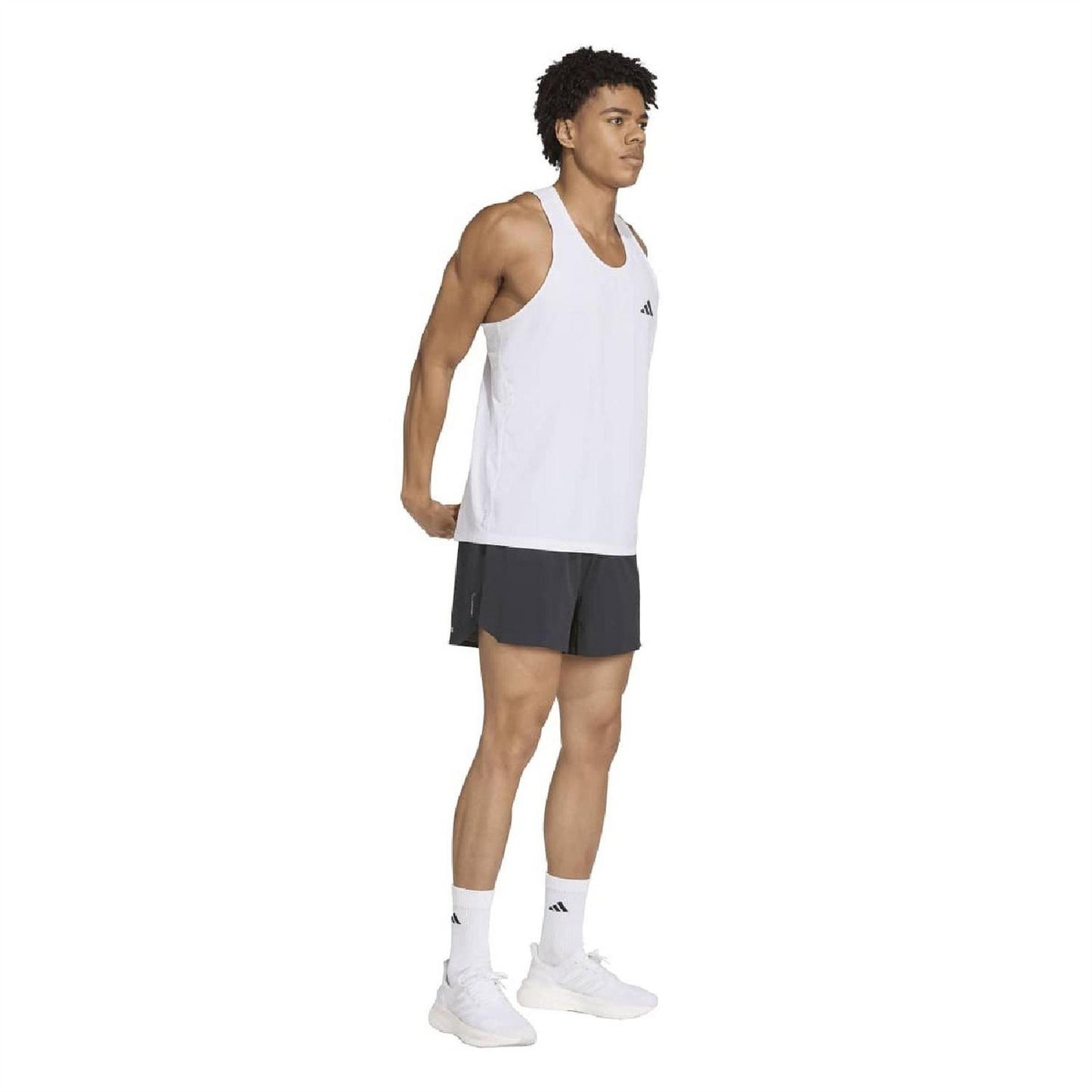 Black - Pack Shot - Adidas Mens Adi Climacool Running Shorts
