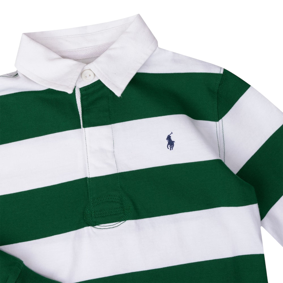 White-Forest - Side - Ralph Lauren Boys Regular Long-Sleeved Rugby Polo Shirt