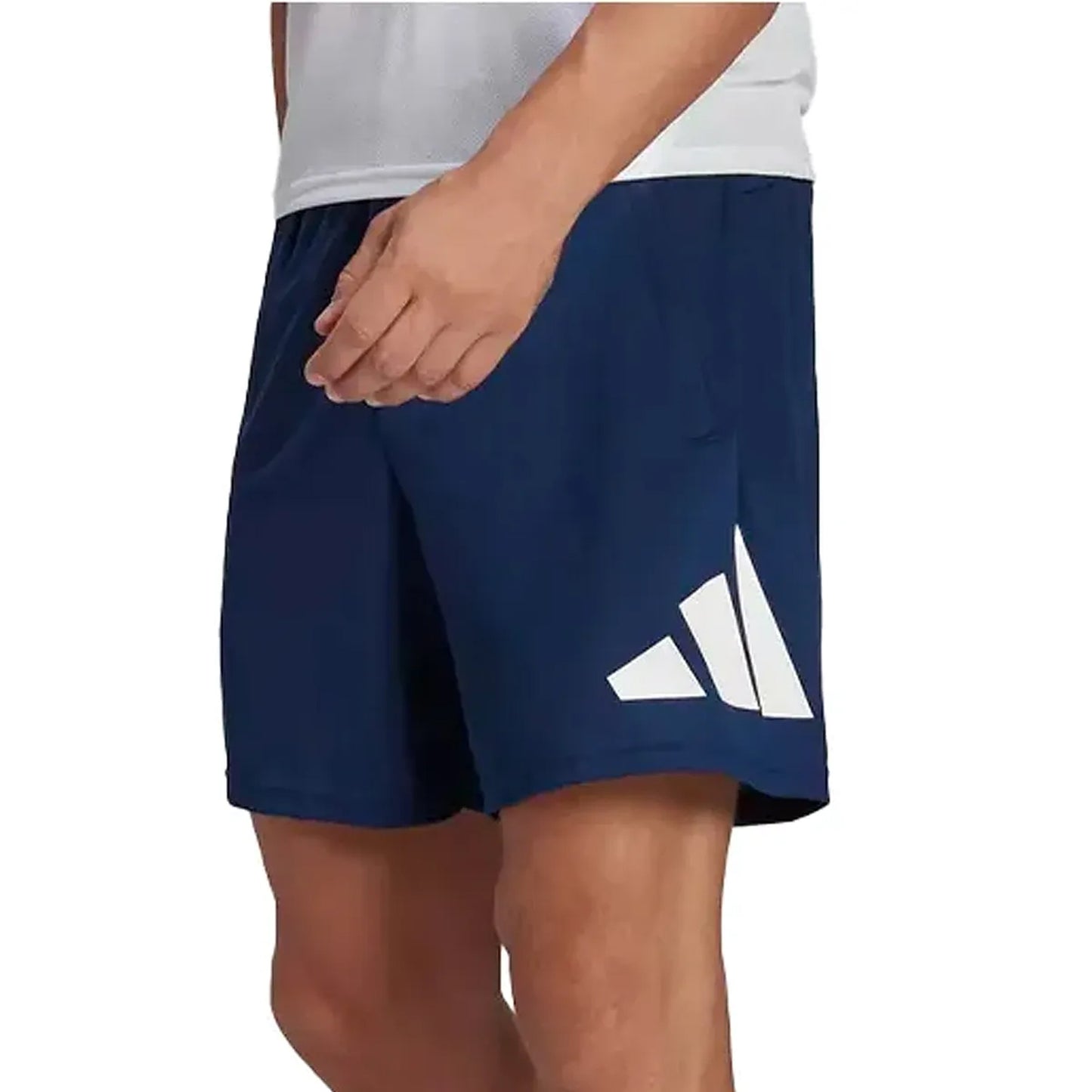 Dark Blue - Lifestyle - Adidas Mens Essential Logo Training Shorts