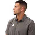 Grey-White - Side - Adidas Mens Tor Polo Shirt