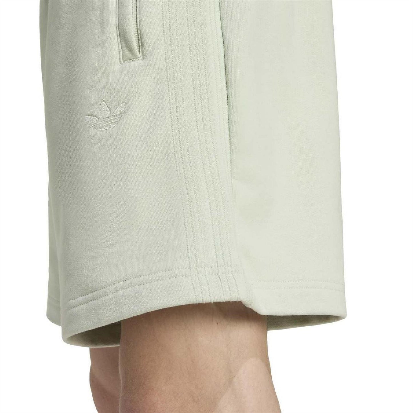 Linen Green - Pack Shot - Adidas Mens Premium Essentials Regular Shorts