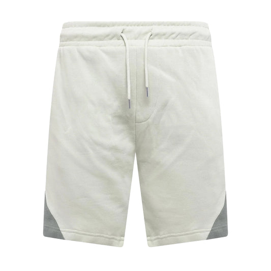 Light Olive - Front - Crosshatch Mens Castlebay Sweat Shorts