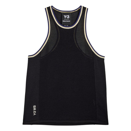 Black - Front - Y-3 Mens Wales Bonner x Y3 Tank Top
