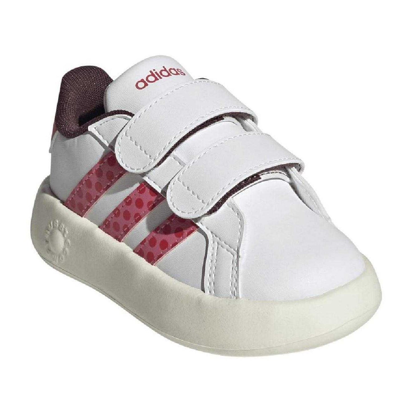White - Pack Shot - Adidas Toddler Minnie Mouse Synthetic Trainers