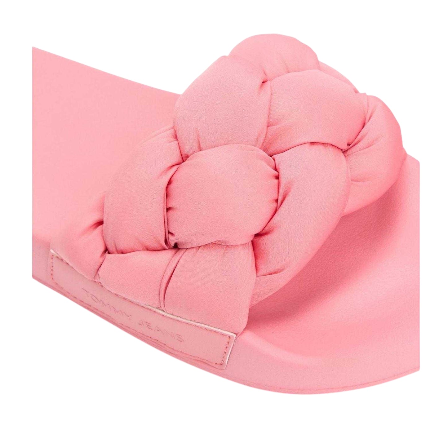 Pink - Pack Shot - Tommy Jeans Womens-Ladies Braided Slides