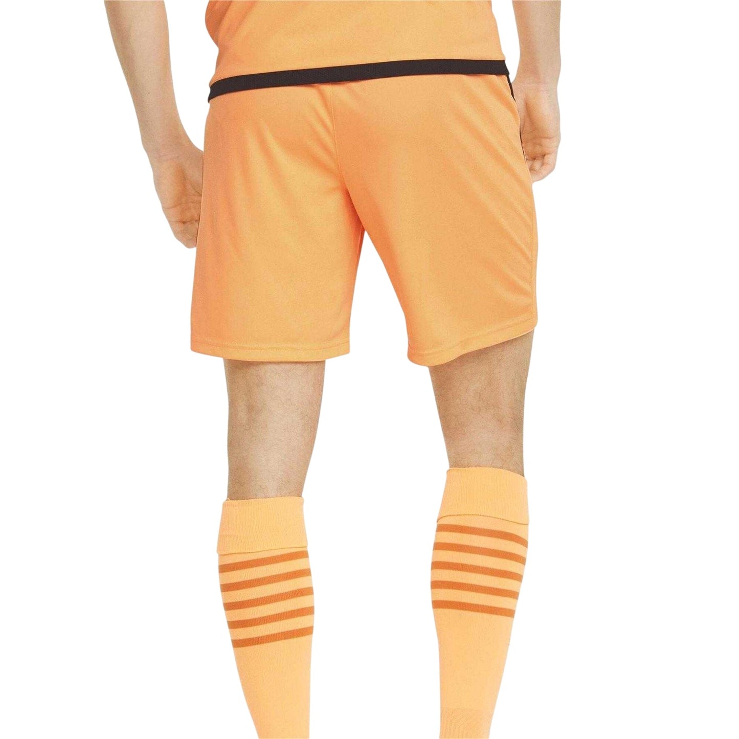 Neon Yellow-Black - Pack Shot - Puma Mens TeamLIGA Side Stripe Football Shorts