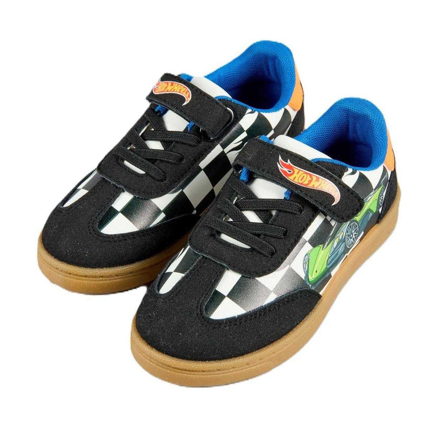 Black - Lifestyle - Hot Wheels Childrens-Kids Suede Trainers