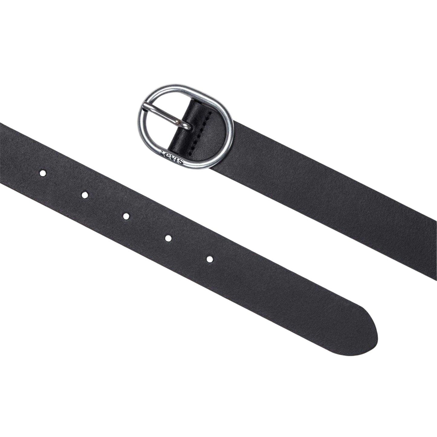 Black - Side - Levis Hermosilla Leather Belt