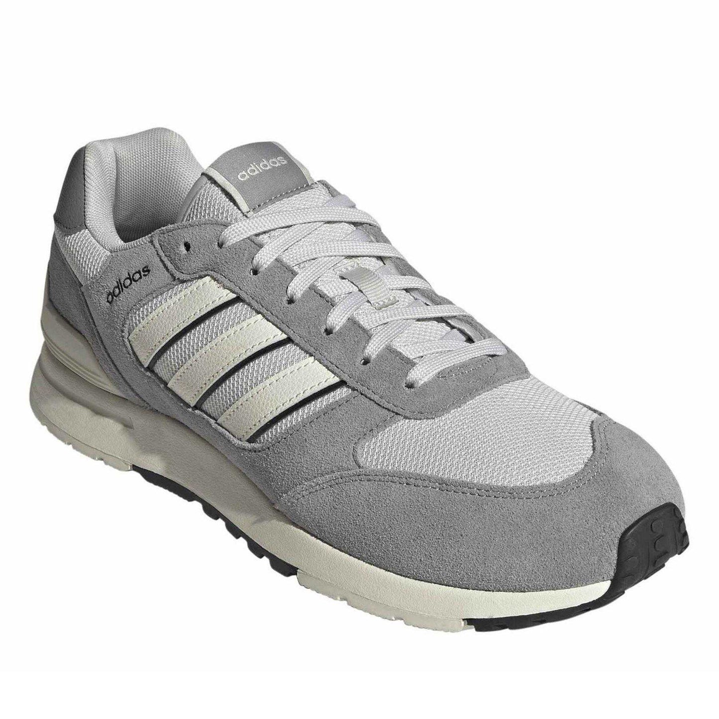 Grey - Pack Shot - Adidas Mens Run 80s Suede Trainers