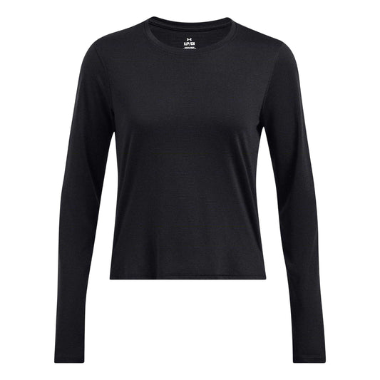 Black - Front - Under Armour Womens-Ladies Launch Regular Top