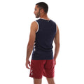 Navy - Back - Hummel Mens Core XK Sleeveless Basketball Jersey
