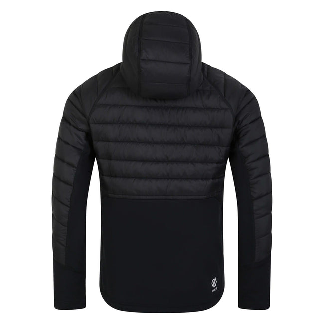 Black - Back - Dare 2B Mens Descending Hybrid Jacket