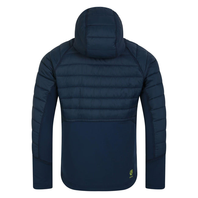 Blue - Back - Dare 2B Mens Descending Hybrid Jacket