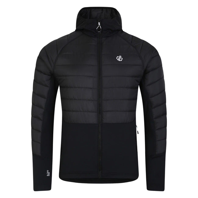Black - Front - Dare 2B Mens Descending Hybrid Jacket