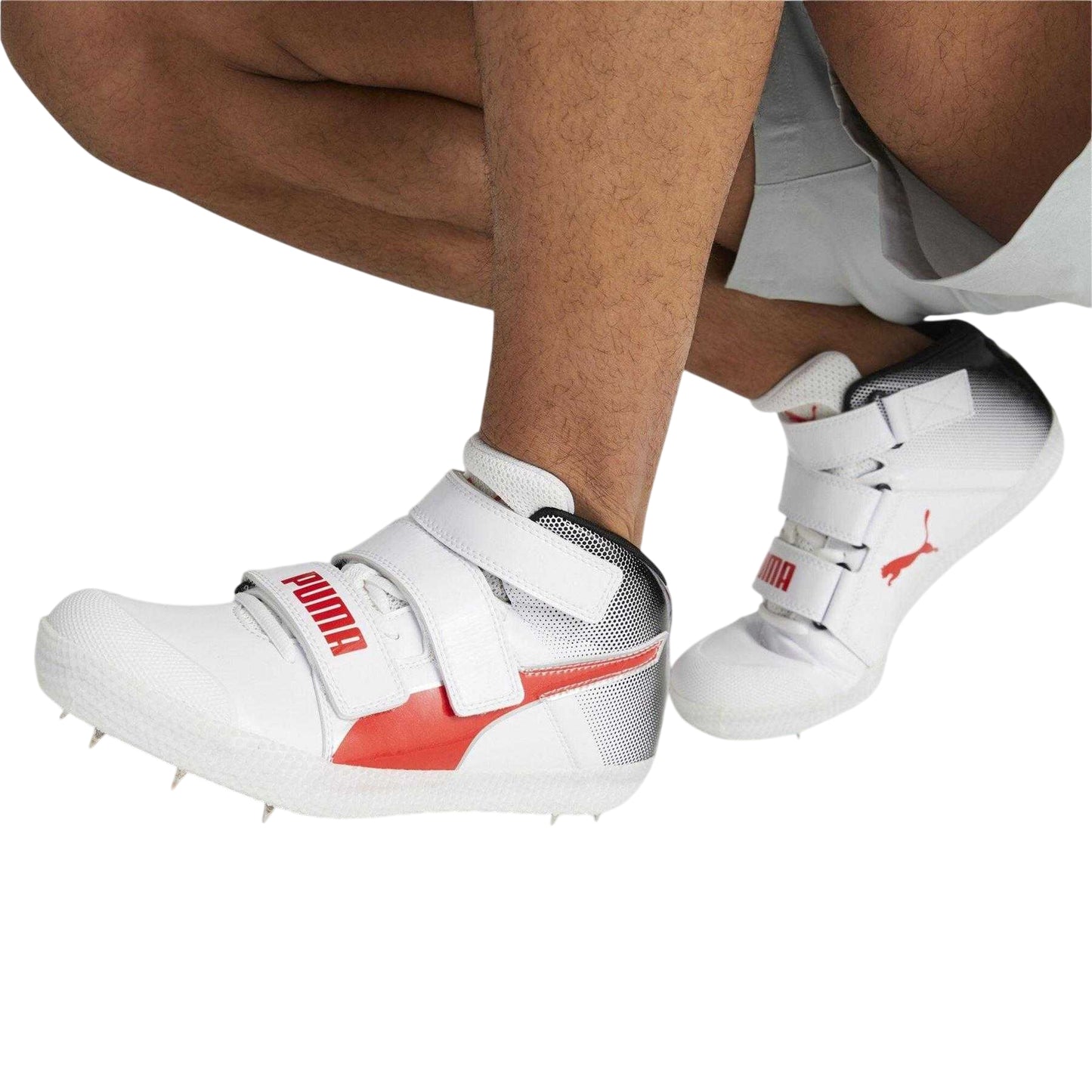 Puma White - Pack Shot - Puma Mens Evospeed Javelin 3 Spiked Running Shoes