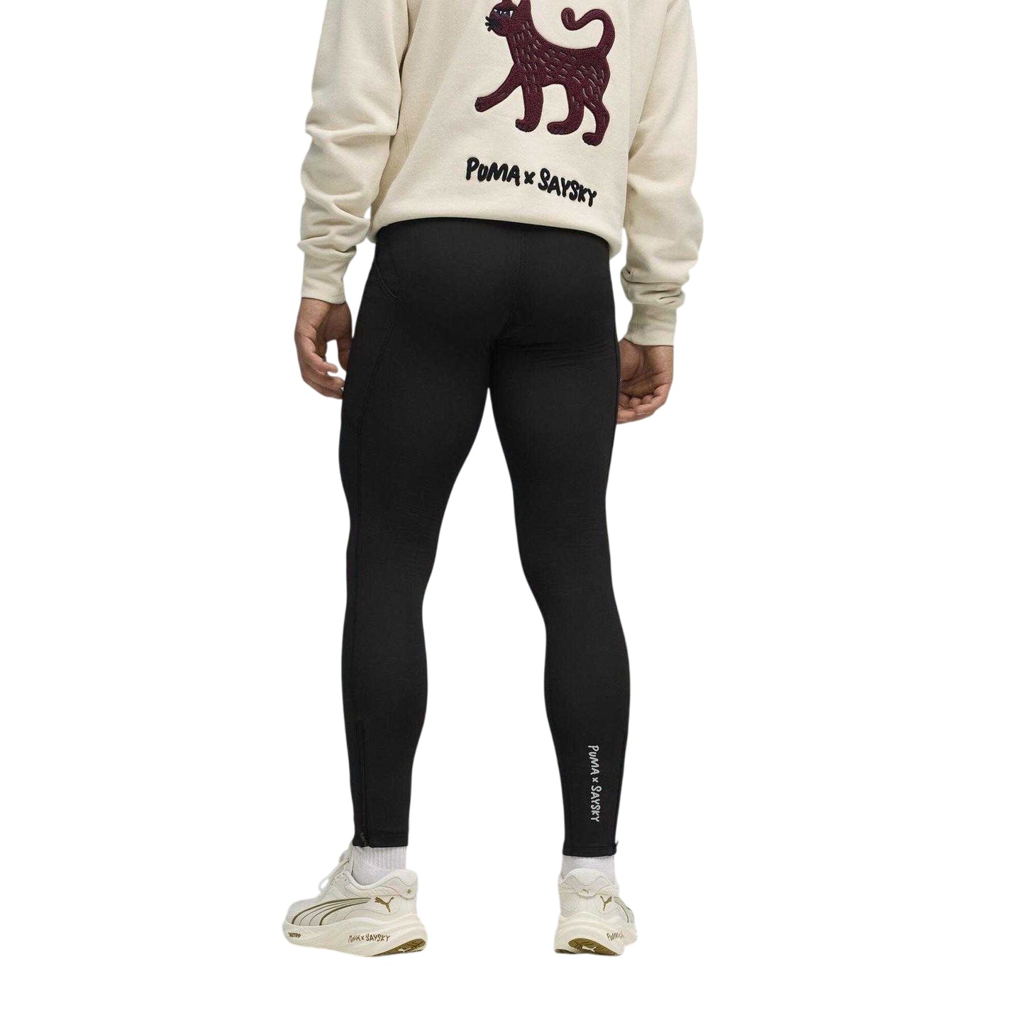 Black - Lifestyle - Puma Mens Saysky Performance Running Tights