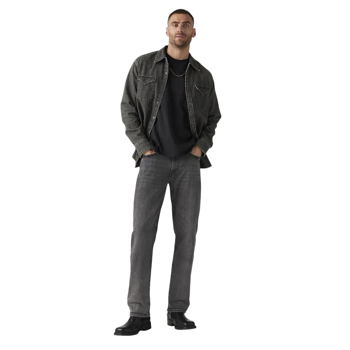 Midnight Trail - Lifestyle - Levis Mens 514 5 Pockets Straight Leg Jeans