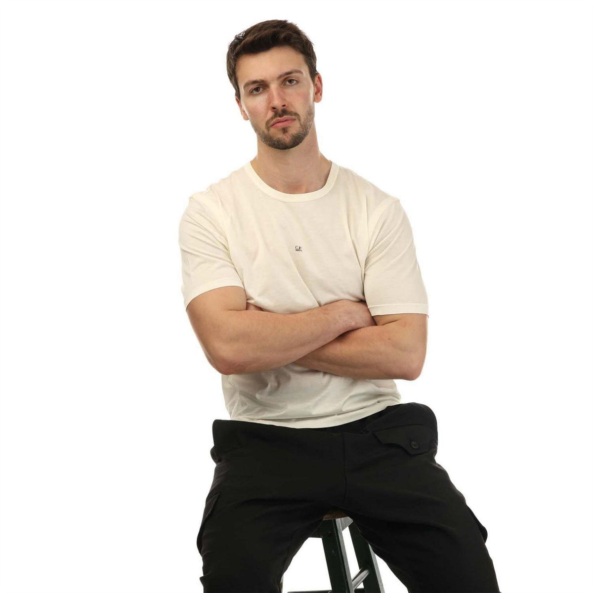 White - Lifestyle - C.P. Company Mens No Gravity T-Shirt