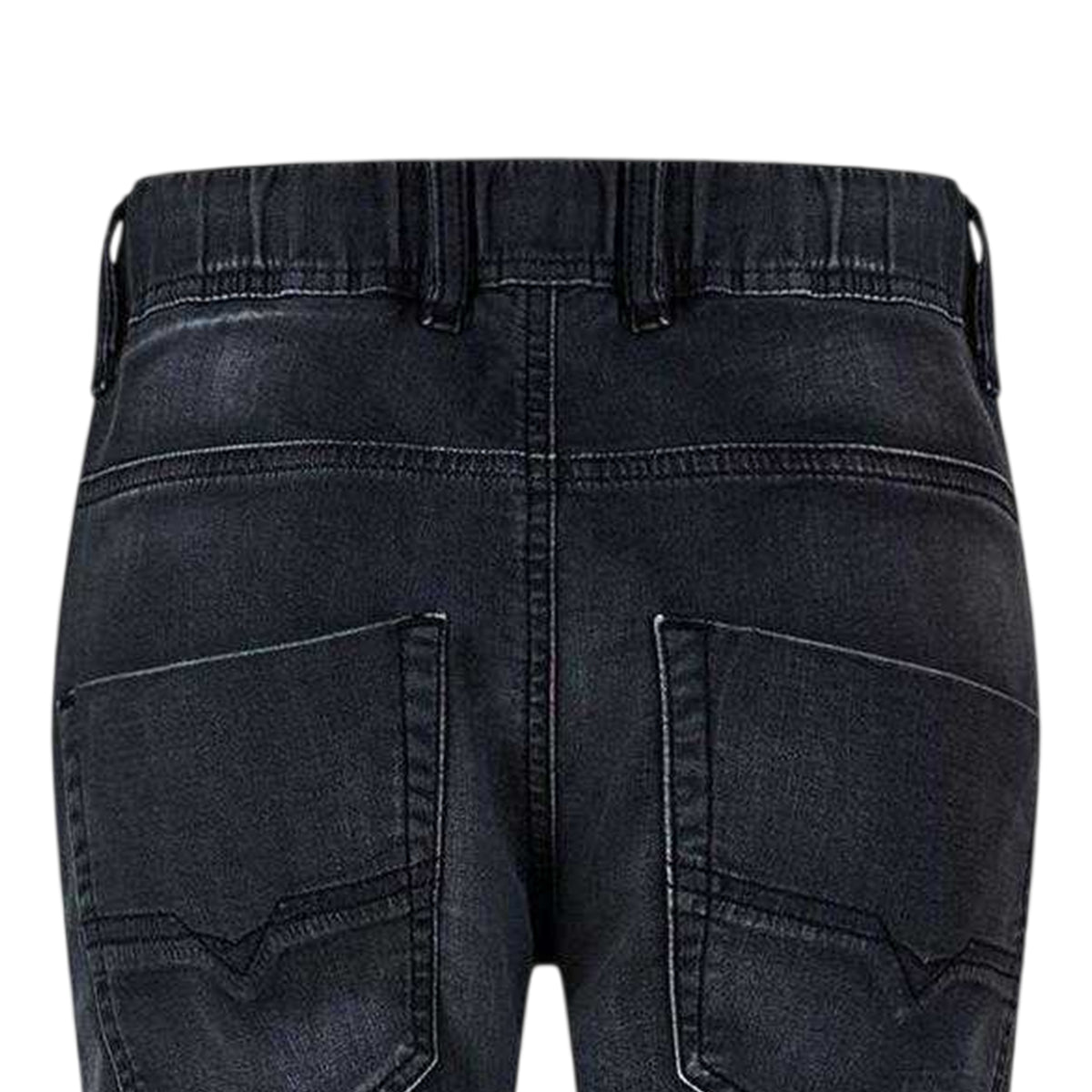 Black-Grey - Lifestyle - Diesel Mens Krooley-Ne Sweat Denim Tapered Jeans