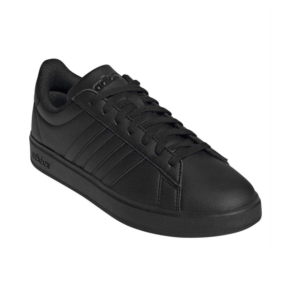 Black-White - Pack Shot - Adidas Mens Grand Court 2.0 Trainers