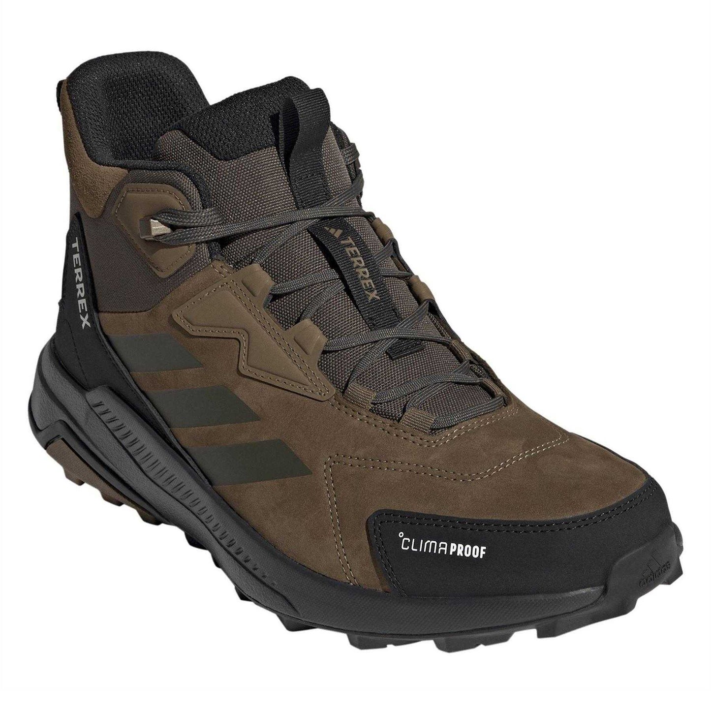 Brown - Pack Shot - Adidas Mens Terrex Anylander Leather Hiking Boots