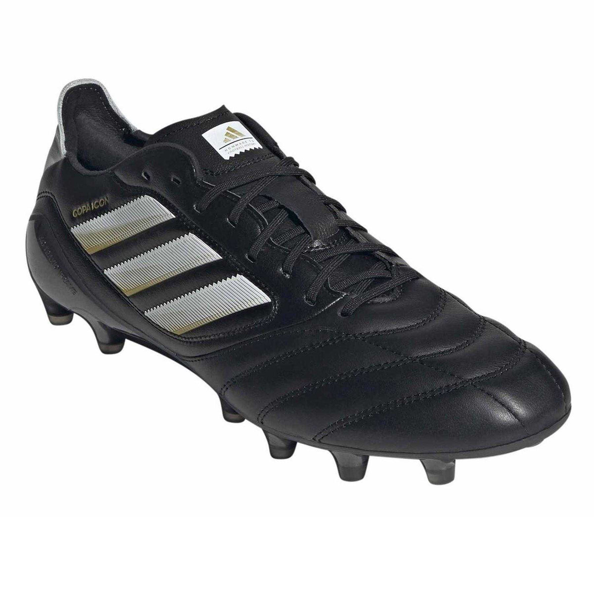 Core Black - Pack Shot - Adidas Mens Copa Icon Striped Flat Football Boots