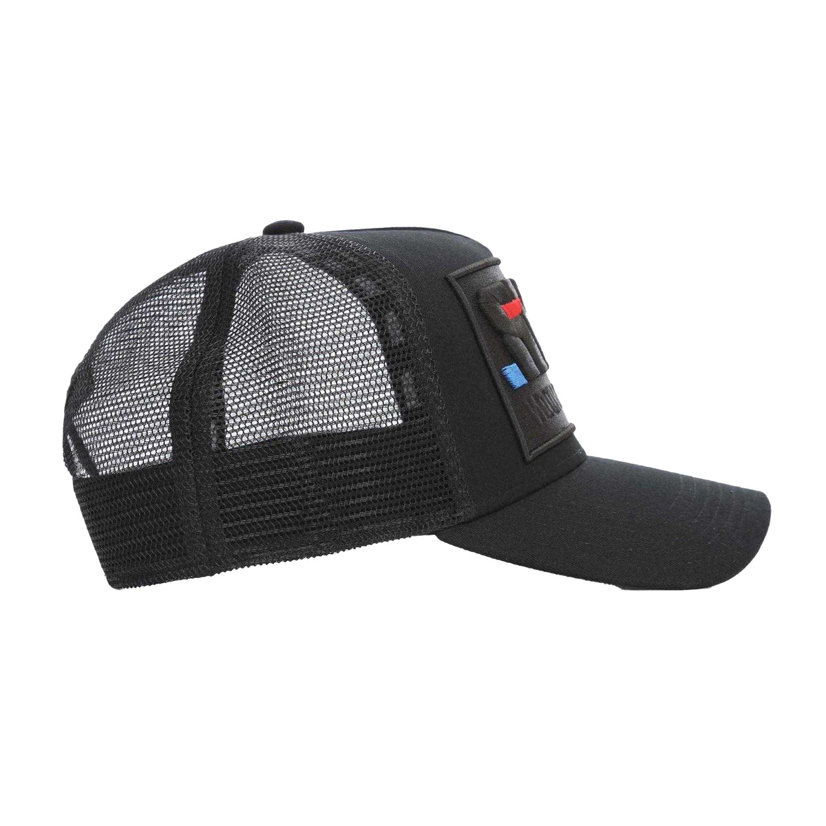 Black - Lifestyle - Societe Noir Mens Vitesse Embroidered Logo Trucker Cap