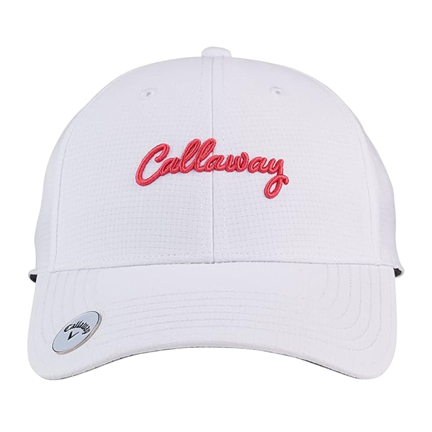White-Coral - Lifestyle - Callaway Mens Embroidered Logo Golf Cap