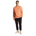 Coral - Pack Shot - Lyle & Scott Mens Fly Fleece Crew Neck Sweatshirt
