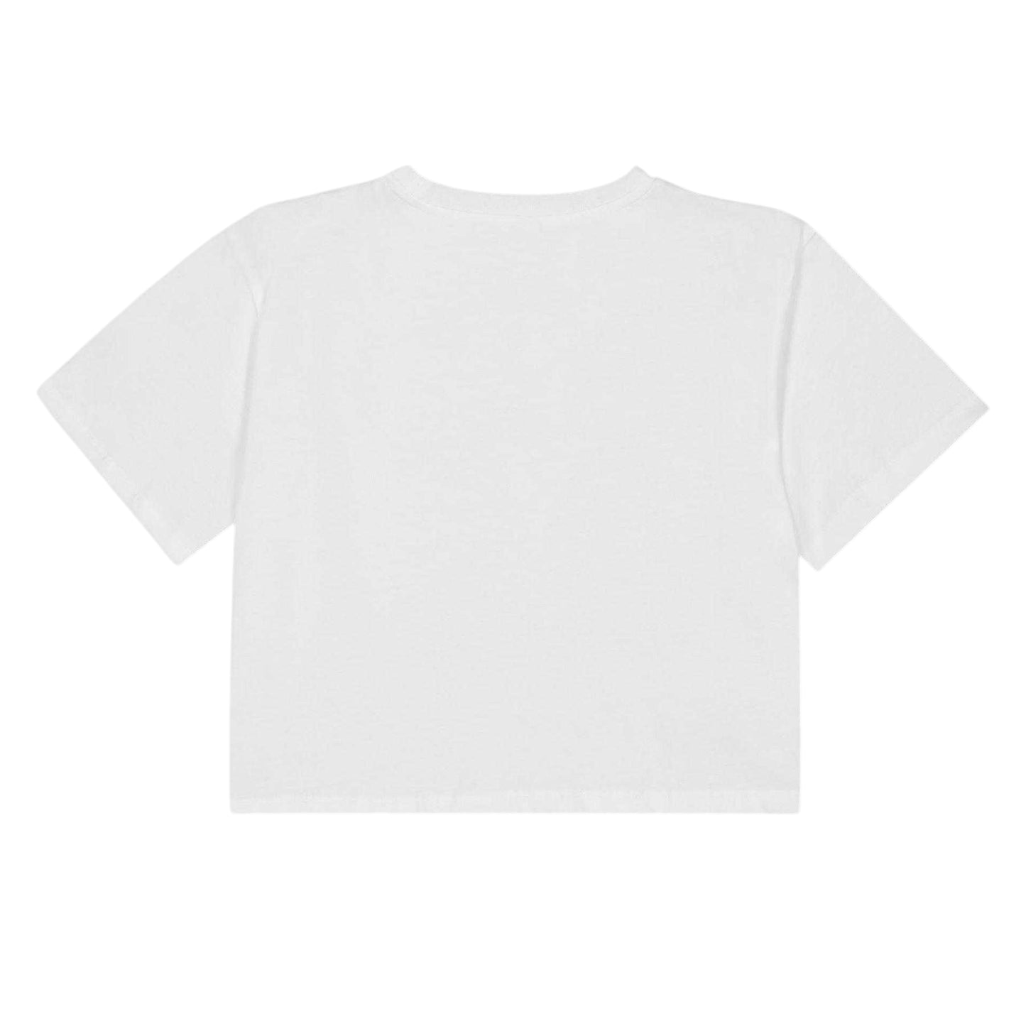 White - Back - Stella McCartney Girls Logo Crop Top