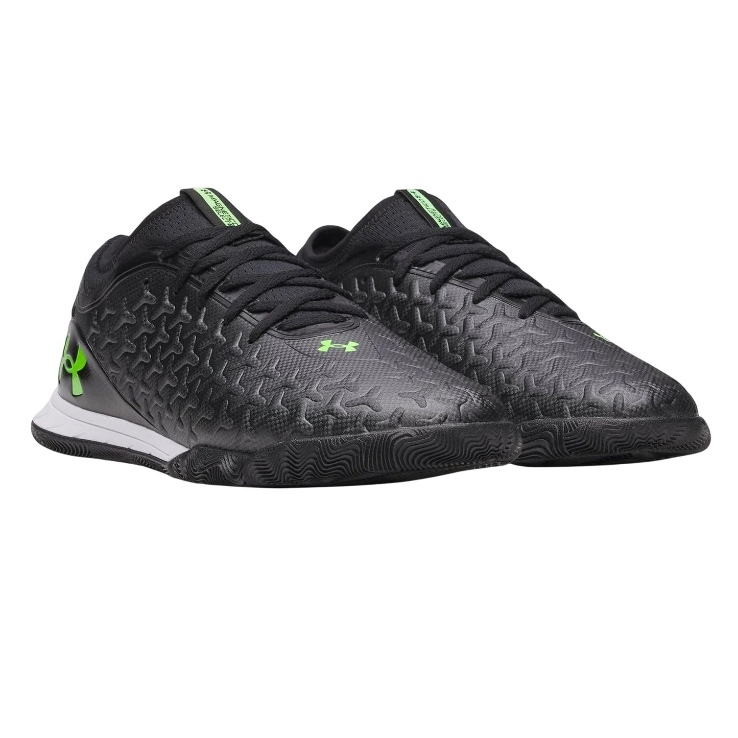 Black-Green - Pack Shot - Under Armour Mens Magnetico Textured Football Boots