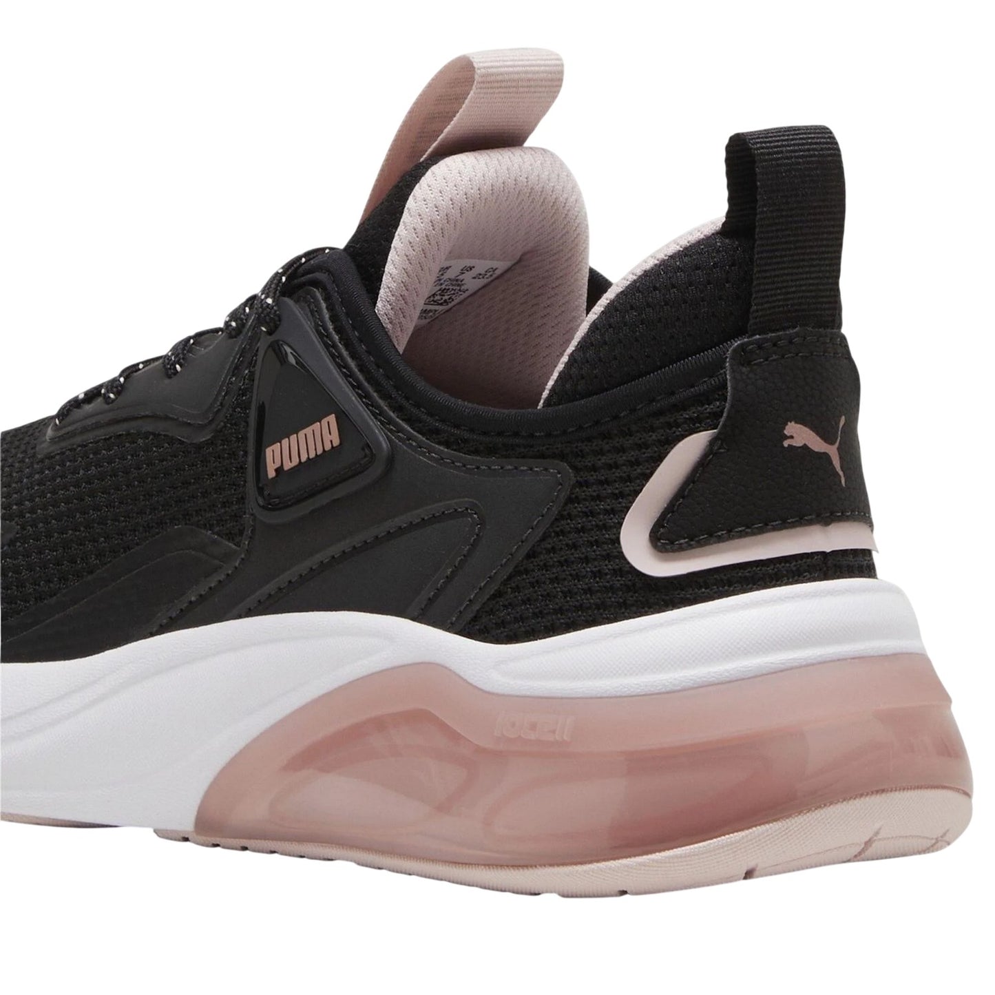 Black - Close up - Puma Mens Cell Thrill Mesh Running Shoes